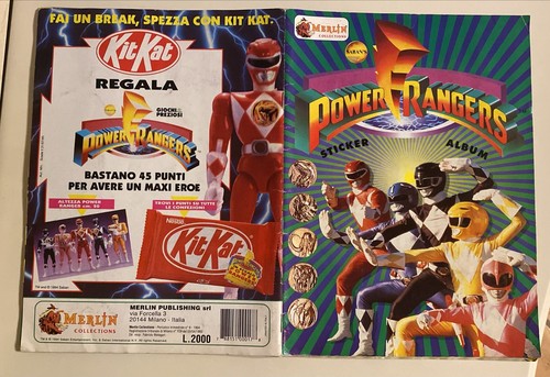 Power rangers album figurine - album,