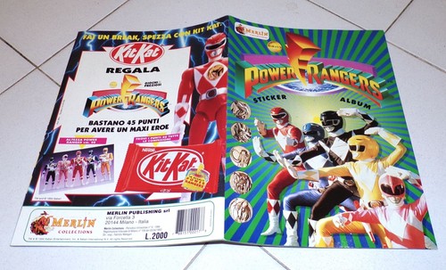 Sticker album power rangers - power,